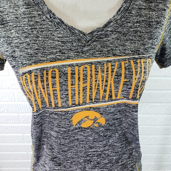 Iowa Hawkeyes Short-sleeve Tee Black Gold - Picture 3 of 13